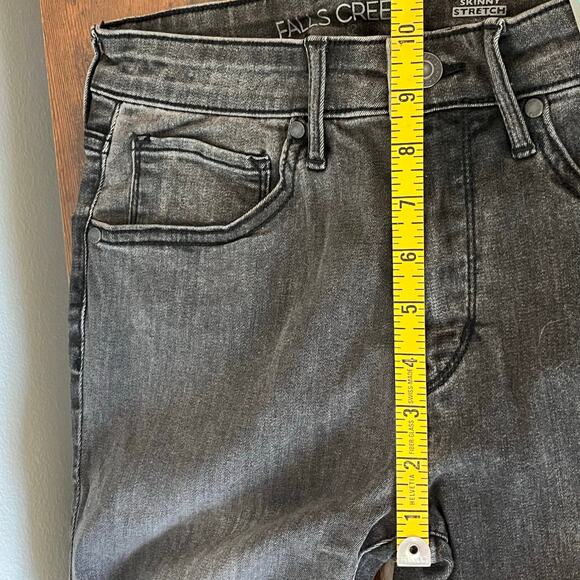 NWT Falls Creek Black Denim High Rise Skinny Stretch Jeans Size 4 - Picture 9 of 10